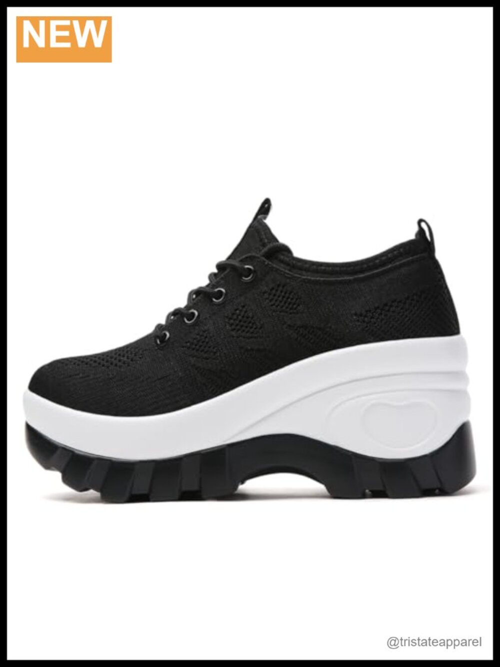 Chunky Platform Orthopedic Walking Shoes with Arch Support Knitted Breathable
